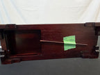 Japanese Rosewood Stepped Display Shelf, Artist Signed