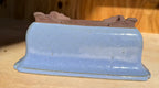 3rd Generation Yamaaki Rectangle – Sky-Blue Glaze, Cloud Feet, Nail Signed