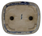 Ito Gekkou sometsuke rectangle bonsai pot