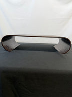 Japanese Scroll-Form Display Stand, Bent Hardwood, Seal Marked