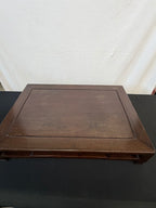 Low Japanese Hardwood Display Table, 29.5" x 20.5", Hoof Feet