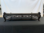 Low Japanese Rosewood Display Table, 29.5" x 17", Carved Scroll Corner Ears