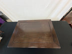 Low Japanese Hardwood Display Table, 29.5" x 20.5", Hoof Feet