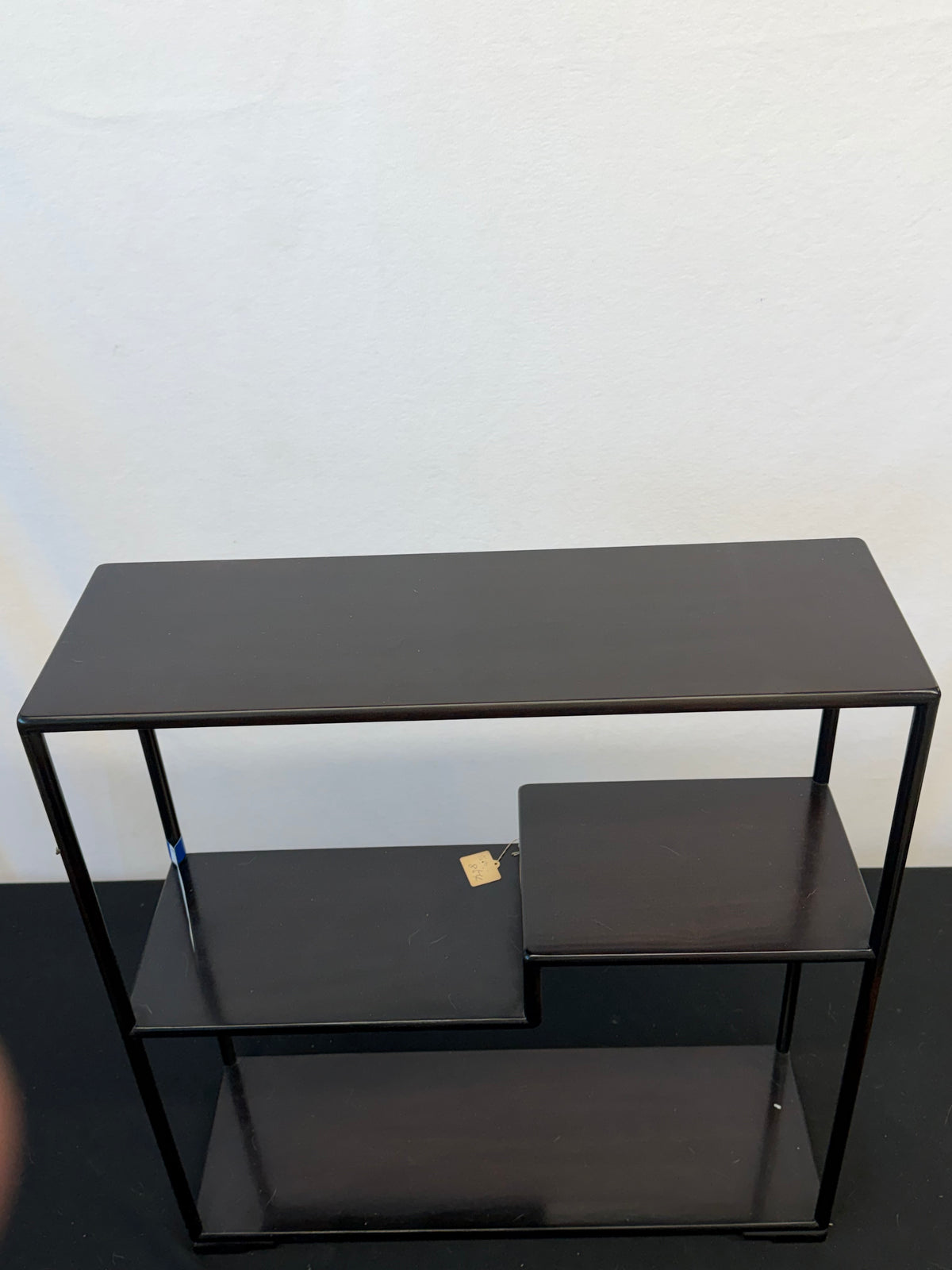 Japanese Rosewood Display Shelf (Kazaridana), Stepped Middle Shelf, 23.5" Tall