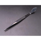 DEN Straight Bonsai Tweezers, 210mm — Black Stainless