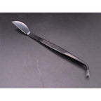 DEN Curved Bonsai Tweezers, 210mm — Black Stainless