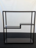 Japanese Rosewood Display Shelf (Kazaridana), Stepped Middle Shelf, 23.5" Tall