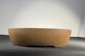 Unglazed Oval Bonsai Pot 14 x 11 x 3