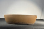 Unglazed Oval Bonsai Pot 14 x 11 x 3