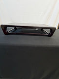 Low Japanese Rosewood Display Table, 23" x 16", Open Scroll Legs