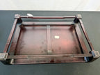Low Japanese Rosewood Display Table, 23" x 16", Open Scroll Legs