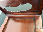 Japanese Rosewood Waterfall Display Table, 27.5" x 19", Cloud-Cut Panel Ends