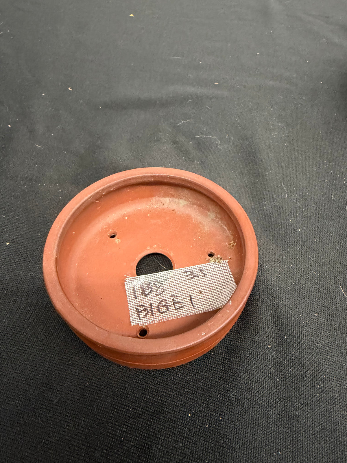 Bigei Banded Drum Round – Cut Foot Ring, Chop Stamped