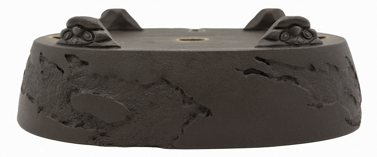 Yamaaki Vintage Oval Bonsai Pot | Gargoyle Feet | 16" Chop + Nail Signed