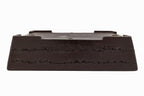 Large Rectangular Unglazed Yamaaki Bonsai Pot – Japanese Worm Eaten Decorative Rim, Chop and Nail Signed
