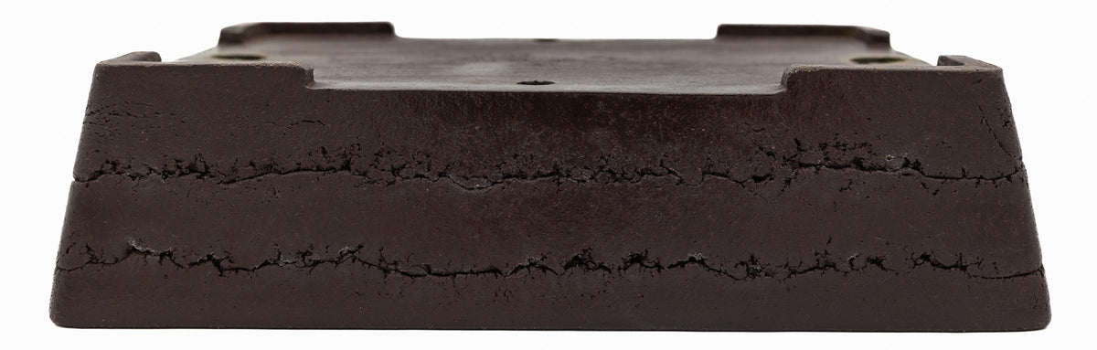 Yamaaki Vintage Unglazed Rectangle Bonsai Pot 16x11 Exceptional