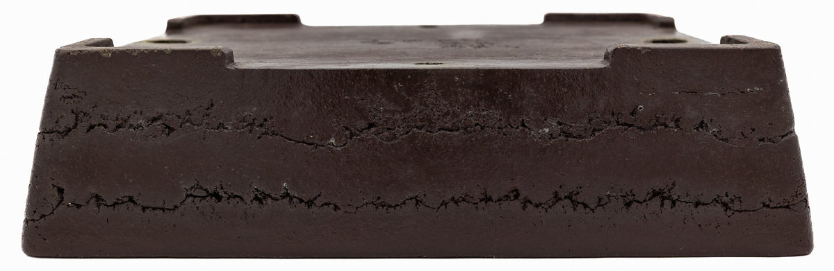 Yamaaki Vintage Unglazed Rectangle Bonsai Pot 16x11 Exceptional