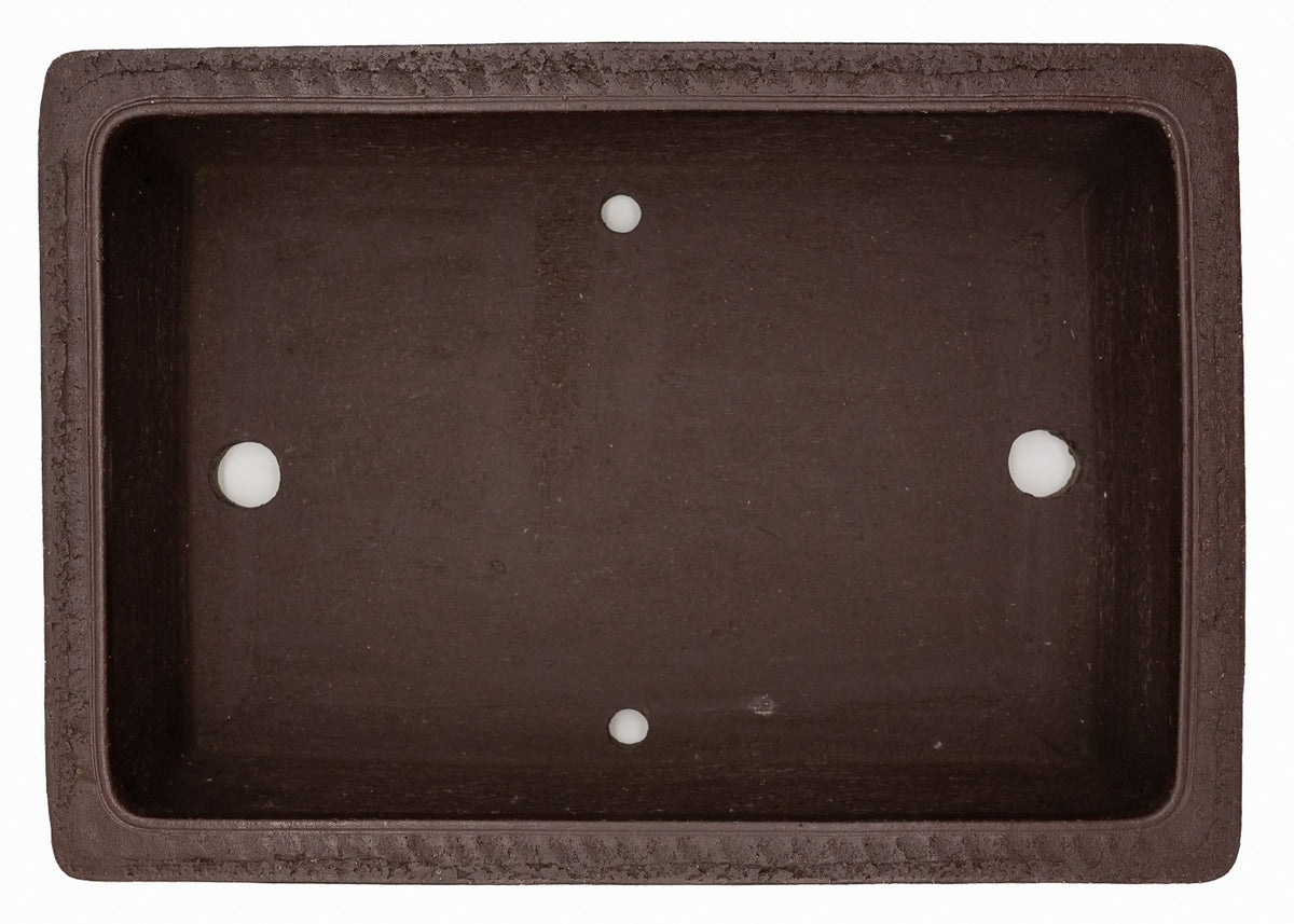 Yamaaki Vintage Unglazed Rectangle Bonsai Pot 16x11 Exceptional