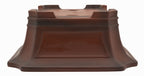 Bigei Unglazed Rectangle Bonsai Pot | Hand Carved | 12.5"