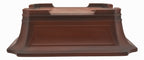 Bigei Unglazed Rectangle Bonsai Pot | Hand Carved | 12.5"