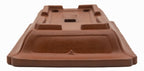 Yamaaki Vintage Unglazed Rectangle Bonsai Pot 10" Hand Carved