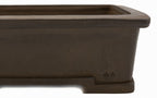 Suzuki Suzan Rectangle Bonsai Pot | 12" Special Commission Triple Stamp