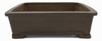 Suzuki Suzan Rectangle Bonsai Pot | 12" Special Commission Triple Stamp