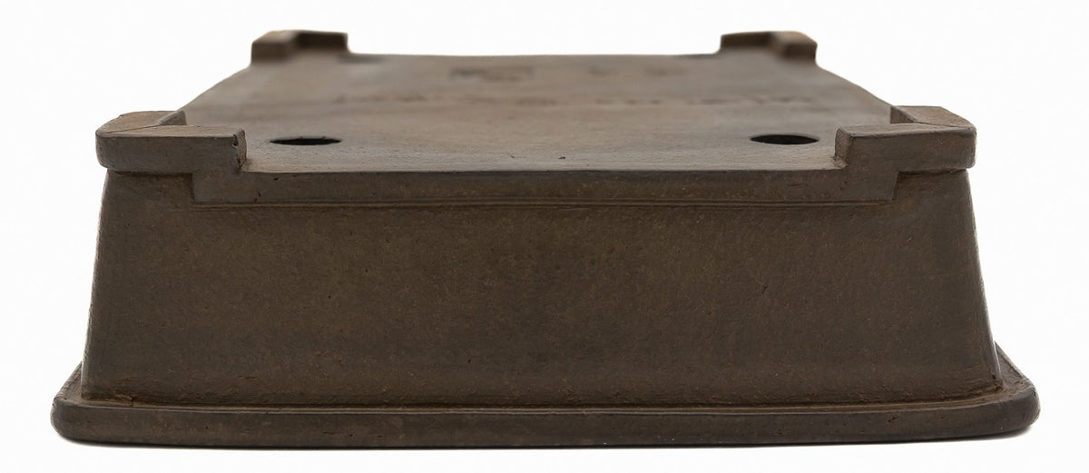 Suzuki Suzan Rectangle Bonsai Pot | 12" Special Commission Triple Stamp
