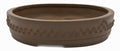 Suzuki Suzan Unglazed Drum Bonsai Pot – Rare Chop Mark