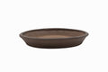 Large Naban Unglazed Japanese Bonsai Pot by Suzuki Suzan – Decorative Rim, Smooth Texture, Chop Mark