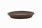 Large Naban Unglazed Japanese Bonsai Pot by Suzuki Suzan – Decorative Rim, Smooth Texture, Chop Mark