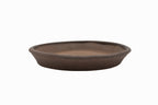 Large Naban Unglazed Japanese Bonsai Pot by Suzuki Suzan – Decorative Rim, Smooth Texture, Chop Mark
