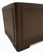Suzuki Suzan Hand Carved Square Unglazed Bonsai Pot 16"