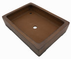 Suzuki Suzan Vintage Unglazed Rectangle Bonsai Pot 17"