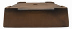 Suzuki Suzan Vintage Unglazed Rectangle Bonsai Pot 17"