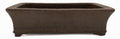 Suzuki Suzan Vintage Rectangle Bonsai Pot 17" Unglazed