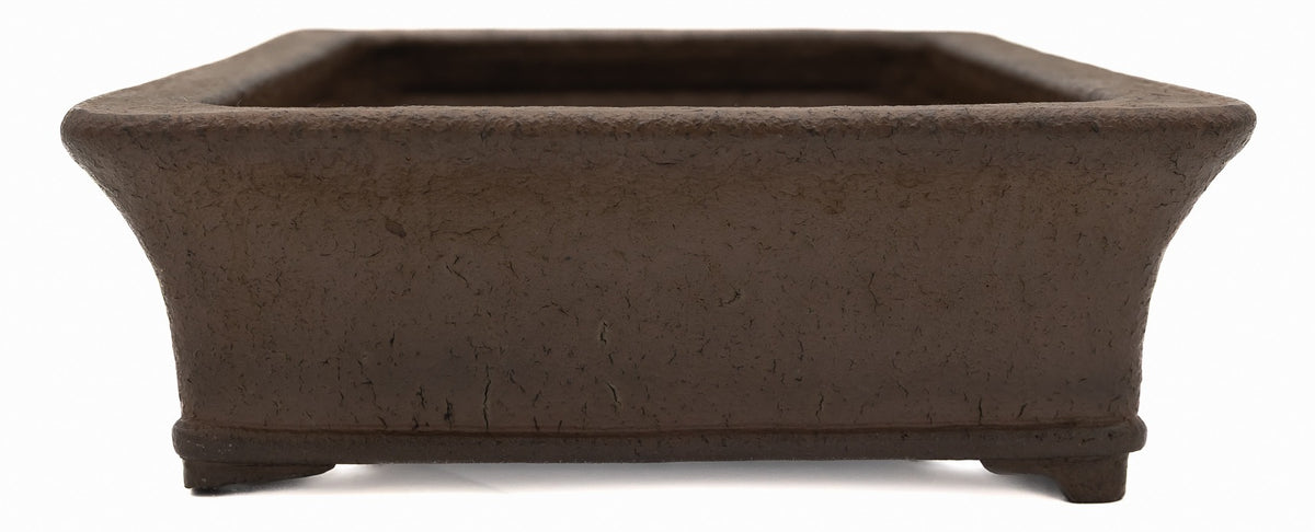 Suzuki Suzan Vintage Rectangle Bonsai Pot 17" Unglazed