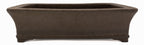 Suzuki Suzan Vintage Rectangle Bonsai Pot 17" Unglazed