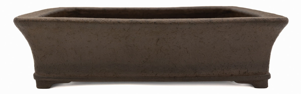 Suzuki Suzan Vintage Rectangle Bonsai Pot 17" Unglazed