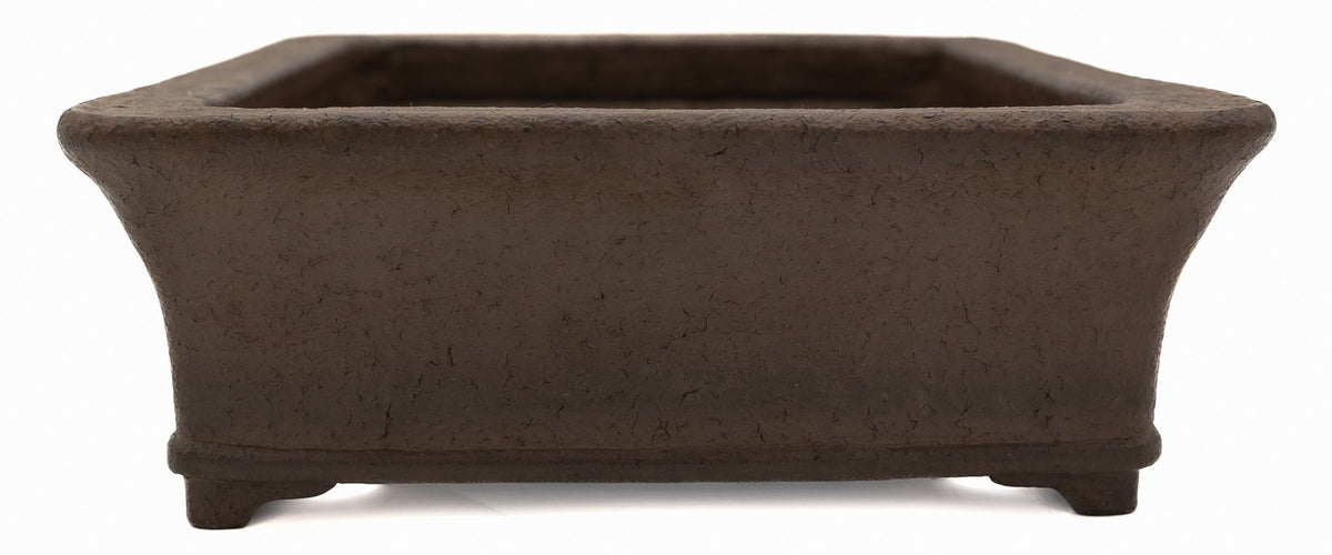 Suzuki Suzan Vintage Rectangle Bonsai Pot 17" Unglazed