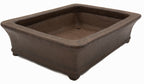Suzuki Suzan Vintage Rectangle Bonsai Pot 17" Unglazed