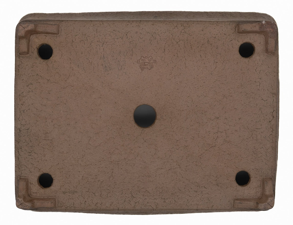 Suzuki Suzan Vintage Rectangle Bonsai Pot 17" Unglazed