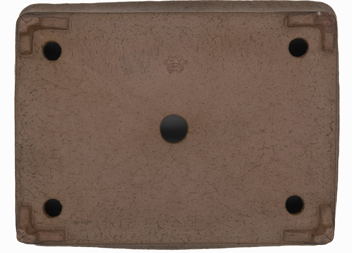 Suzuki Suzan Vintage Rectangle Bonsai Pot 17" Unglazed