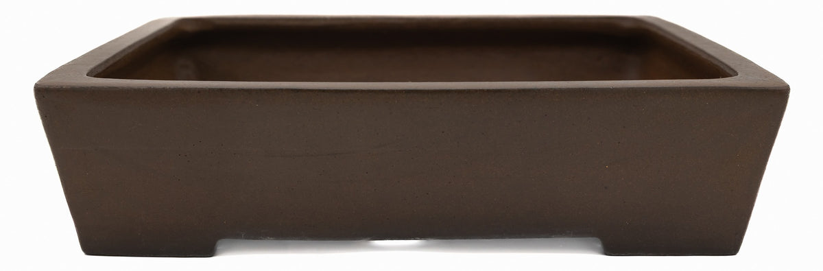 Gyouzan Nakano Yokizou 1st Gen Vintage Unglazed Rectangle Bonsai Pot