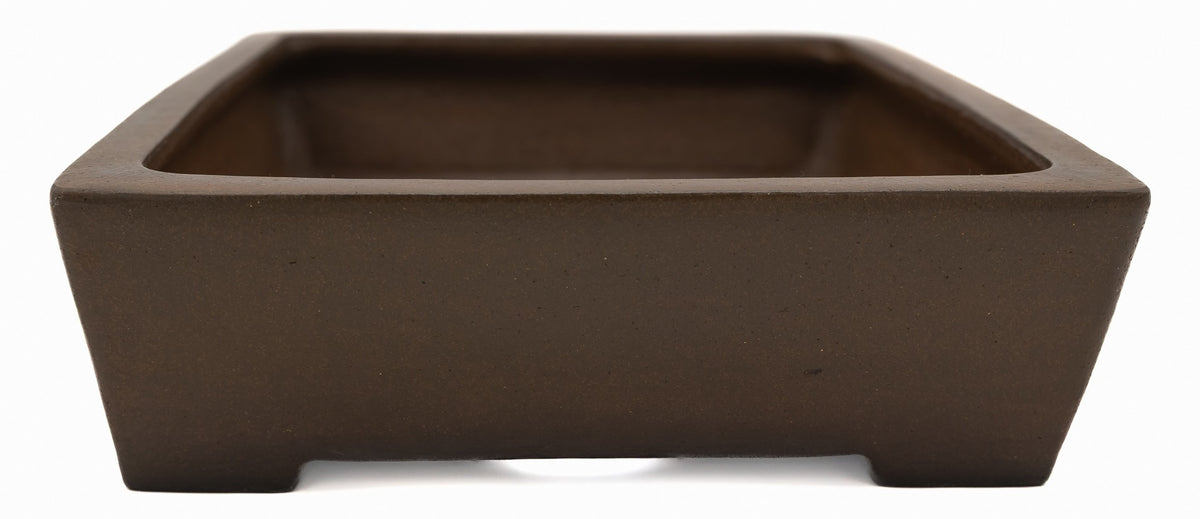 Gyouzan Nakano Yokizou 1st Gen Vintage Unglazed Rectangle Bonsai Pot