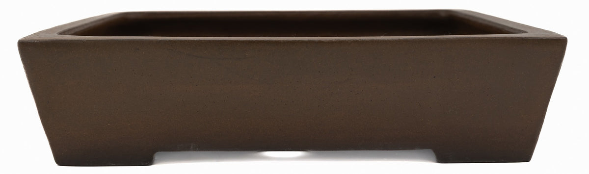 Gyouzan Nakano Yokizou 1st Gen Vintage Unglazed Rectangle Bonsai Pot