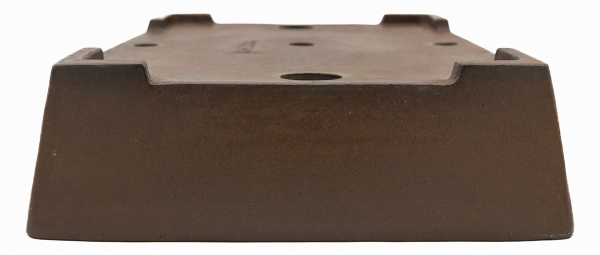 Gyouzan Nakano Yokizou 1st Gen Vintage Unglazed Rectangle Bonsai Pot