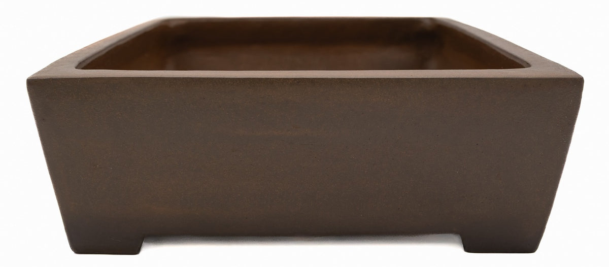 Gyouzan Nakano Yokizou 1st Gen Large Unglazed Rectangle Bonsai Pot