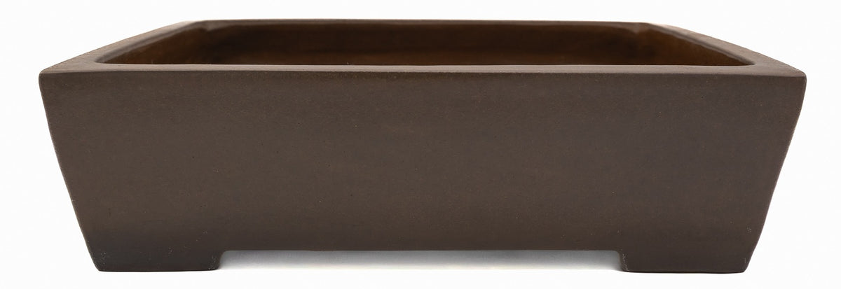 Gyouzan Nakano Yokizou 1st Gen Large Unglazed Rectangle Bonsai Pot