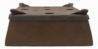 Nakano Yokizou 1st Gen Gyouzan Unglazed Rectangle Bonsai Pot 11.5"